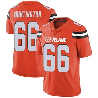 Adin Huntington Cleveland Browns Men's Limited Alternate Vapor Untouchable Nike Jersey - Orange