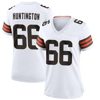 Adin Huntington Cleveland Browns Women's Game Nike Jersey - White