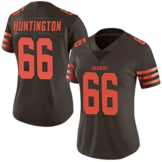 Adin Huntington Cleveland Browns Women's Limited Color Rush Nike Jersey - Brown