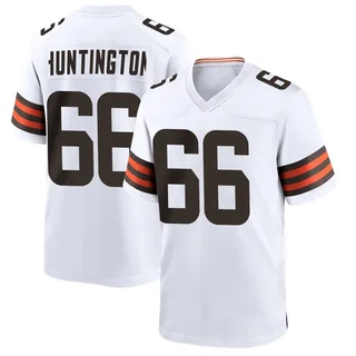 Adin Huntington Cleveland Browns Youth Game Nike Jersey - White