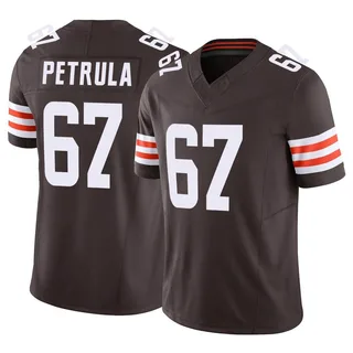 Ben Petrula Cleveland Browns Men's Limited Vapor F.U.S.E. Nike Jersey - Brown