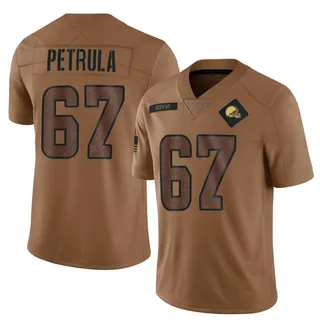Ben Petrula Cleveland Browns Youth Limited 2023 Salute To Service Nike Jersey - Brown