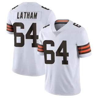 Brady Latham Cleveland Browns Men's Limited Vapor Untouchable Nike Jersey - White