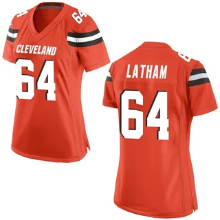 Brady Latham Cleveland Browns Women's Game Alternate Nike Jersey - Orange
