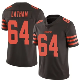 Brady Latham Cleveland Browns Youth Limited Color Rush Nike Jersey - Brown