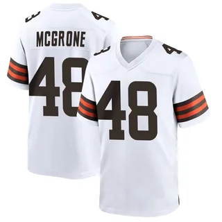 Cameron McGrone Cleveland Browns Men's Game Nike Jersey - White