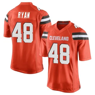 Carsen Ryan Cleveland Browns Men's Game Alternate Nike Jersey - Orange