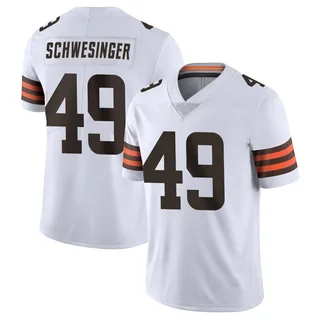 Carson Schwesinger Cleveland Browns Men's Limited Vapor Untouchable Nike Jersey - White