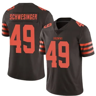 Carson Schwesinger Cleveland Browns Youth Limited Color Rush Nike Jersey - Brown