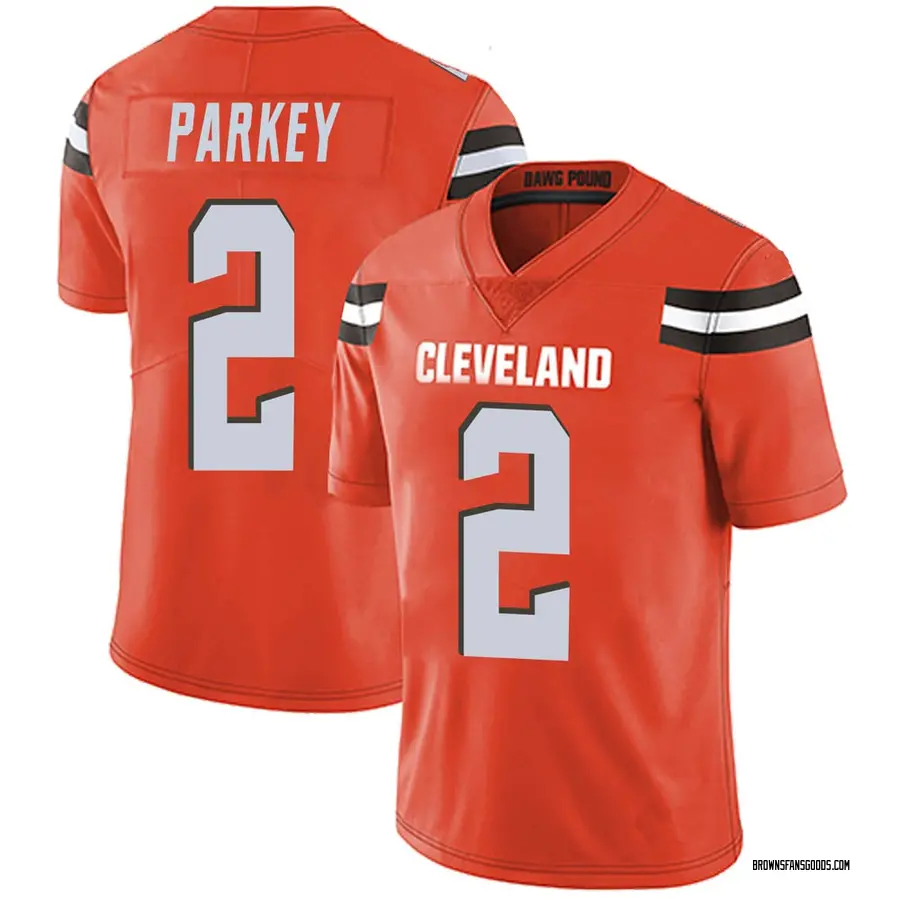 Cody Parkey Cleveland Browns Youth Limited Alternate Vapor Untouchable Jersey - Orange