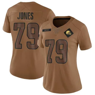 Dawand Jones Cleveland Browns Women's Limited 2023 Salute To Service Nike Jersey - Brown