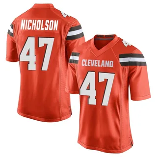DeCarlos Nicholson Cleveland Browns Youth Game Alternate Nike Jersey - Orange