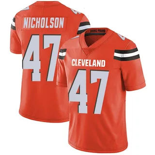 DeCarlos Nicholson Cleveland Browns Youth Limited Alternate Vapor Untouchable Nike Jersey - Orange