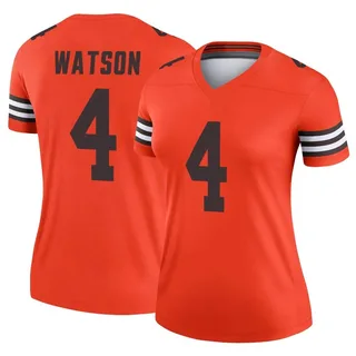 Deshaun Watson Cleveland Browns Women's Legend Inverted Nike Jersey - Orange