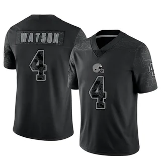 Deshaun Watson Cleveland Browns Youth Limited Reflective Nike Jersey - Black