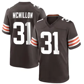 Donovan McMillon Cleveland Browns Men's Game Team Color Nike Jersey - Brown
