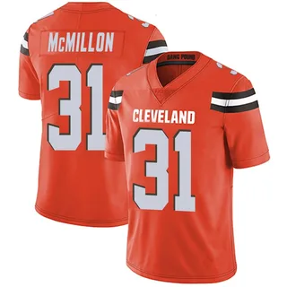 Donovan McMillon Cleveland Browns Men's Limited Alternate Vapor Untouchable Nike Jersey - Orange