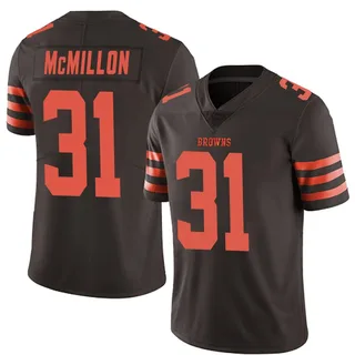 Donovan McMillon Cleveland Browns Men's Limited Color Rush Nike Jersey - Brown