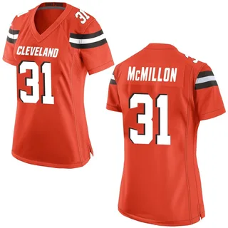 Donovan McMillon Cleveland Browns Women's Game Alternate Nike Jersey - Orange