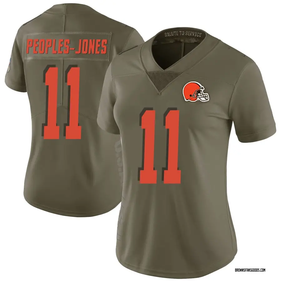 Donovan Peoples-Jones Cleveland Browns Women's Limited Salute to ...