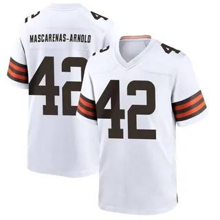 Easton Mascarenas-Arnold Cleveland Browns Men's Game Nike Jersey - White