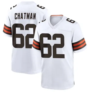 Elijah Chatman Cleveland Browns Youth Game Nike Jersey - White