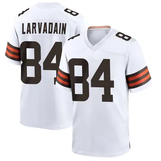 Gage Larvadain Cleveland Browns Men's Game Nike Jersey - White