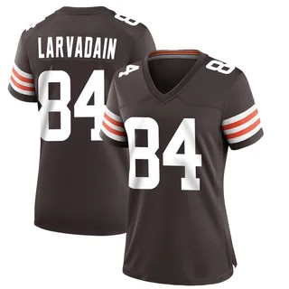 Gage Larvadain Cleveland Browns Women's Game Team Color Nike Jersey - Brown