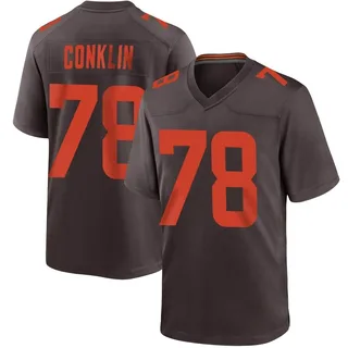 Jack Conklin Cleveland Browns Men's Game Alternate Jersey - Brown