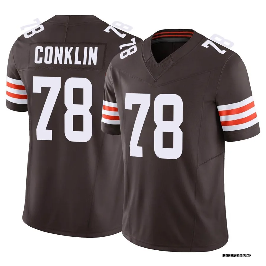 Jack Conklin Cleveland Browns Men's Limited Vapor F.U.S.E. Nike Jersey - Brown