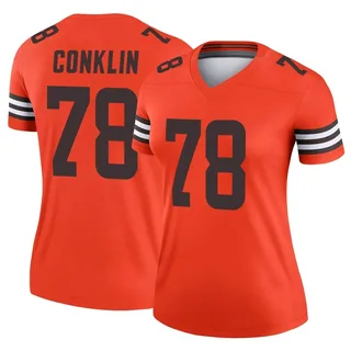 Jack Conklin Cleveland Browns Women's Legend Inverted Nike Jersey - Orange