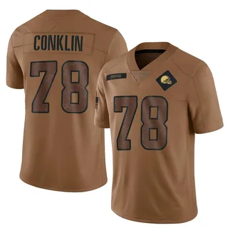 Jack Conklin Cleveland Browns Youth Limited 2023 Salute To Service Nike Jersey - Brown