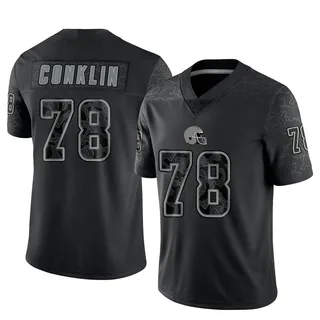 Jack Conklin Cleveland Browns Youth Limited Reflective Nike Jersey - Black