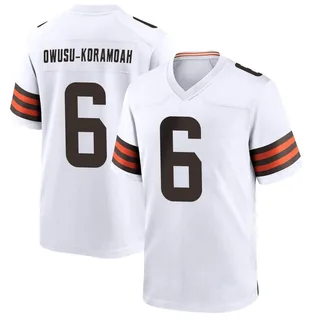 Jeremiah Owusu-Koramoah Cleveland Browns Youth Game Nike Jersey - White