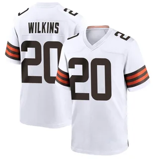 Jordan Wilkins Cleveland Browns Men's Game Nike Jersey - White