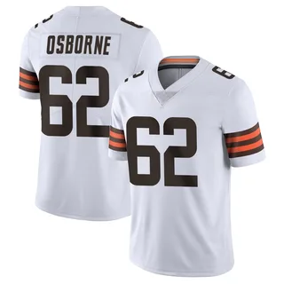 Justin Osborne Cleveland Browns Men's Limited Vapor Untouchable Nike Jersey - White