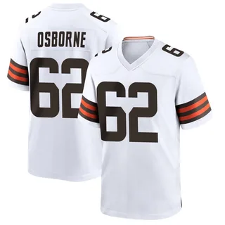 Justin Osborne Cleveland Browns Youth Game Nike Jersey - White
