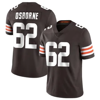 Justin Osborne Cleveland Browns Youth Limited Team Color Vapor Untouchable Nike Jersey - Brown