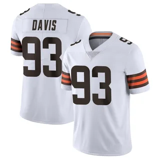 Kalia Davis Cleveland Browns Men's Limited Vapor Untouchable Nike Jersey - White