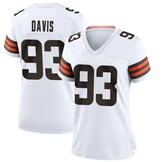 Kalia Davis Cleveland Browns Women's Game Nike Jersey - White