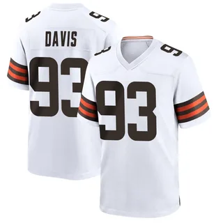 Kalia Davis Cleveland Browns Youth Game Nike Jersey - White