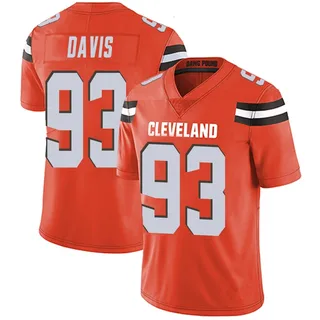 Kalia Davis Cleveland Browns Youth Limited Alternate Vapor Untouchable Nike Jersey - Orange