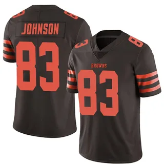 Kisean Johnson Cleveland Browns Youth Limited Color Rush Nike Jersey - Brown