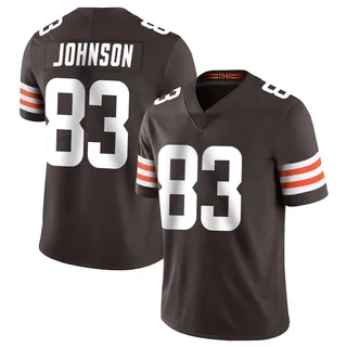 Kisean Johnson Cleveland Browns Youth Limited Team Color Vapor Untouchable Nike Jersey - Brown