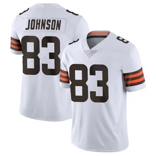 Kisean Johnson Cleveland Browns Youth Limited Vapor Untouchable Nike Jersey - White