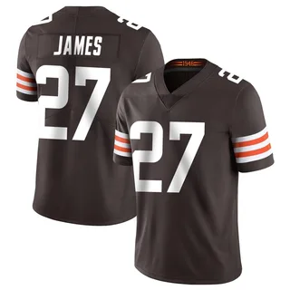 LaMareon James Cleveland Browns Men's Limited Team Color Vapor Untouchable Nike Jersey - Brown