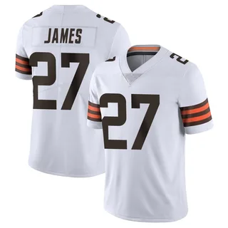 LaMareon James Cleveland Browns Men's Limited Vapor Untouchable Nike Jersey - White