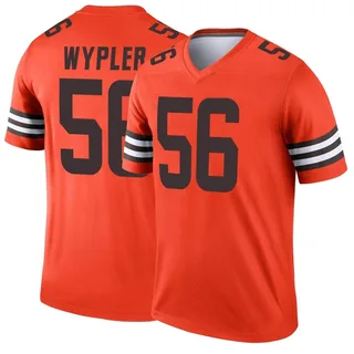 Luke Wypler Cleveland Browns Men's Legend Inverted Nike Jersey - Orange