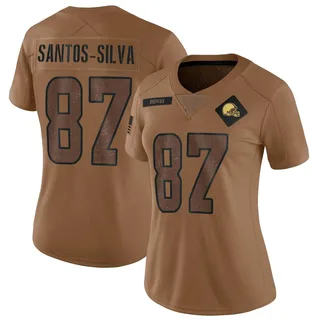 Marcus Santos-Silva Cleveland Browns Women's Limited 2023 Salute To Service Nike Jersey - Brown