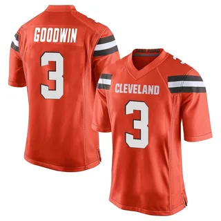 Marquise Goodwin Cleveland Browns Men's Game Alternate Nike Jersey - Orange